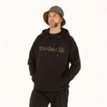 Sweat Homme Trakker Cr Logo Hoody Black Camo - Noir