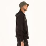 Sweat Homme Trakker Cr Logo Hoody Black Camo - Noir – Image 3