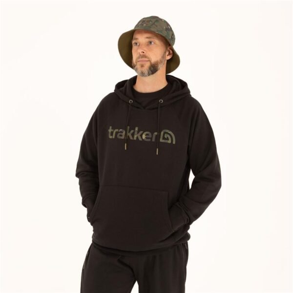 Sweat Homme Trakker Cr Logo Hoody Black Camo - Noir
