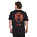 Tee Shirt Manches Courtes Homme Fox Orange Indicator T - Noir