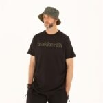 Tee Shirt Manches Courtes Homme Trakker Cr Logo T-Shirt Black Camo - Noir