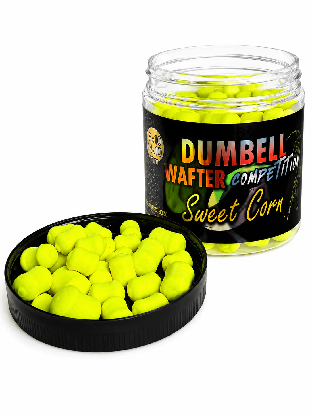 IMG-6604 Dumbell compétition Pro élite baits Tiger/corn 8/10 et 10/14mm – Image 1