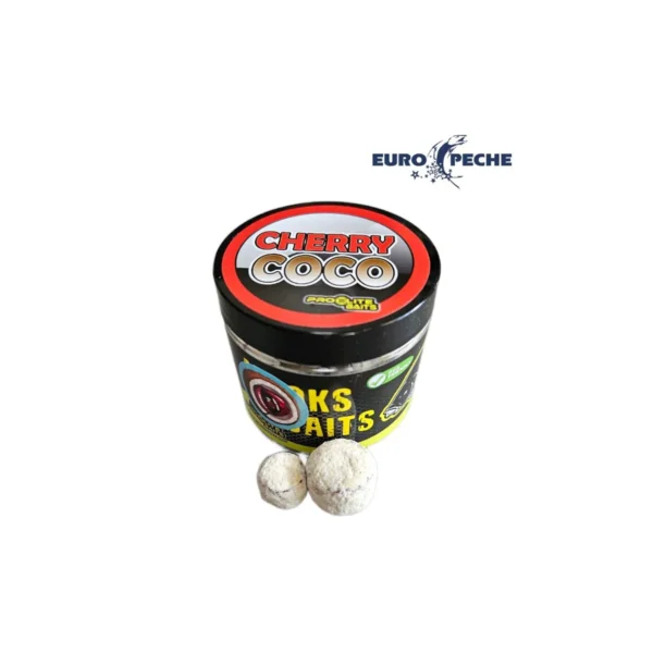 Hook baits powder dips 14/20mm cherry/coco Pro élite baits