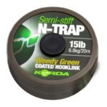 Tresse À Bas De Ligne Korda N-Trap Semi -Stiff - 20M Weedy-green